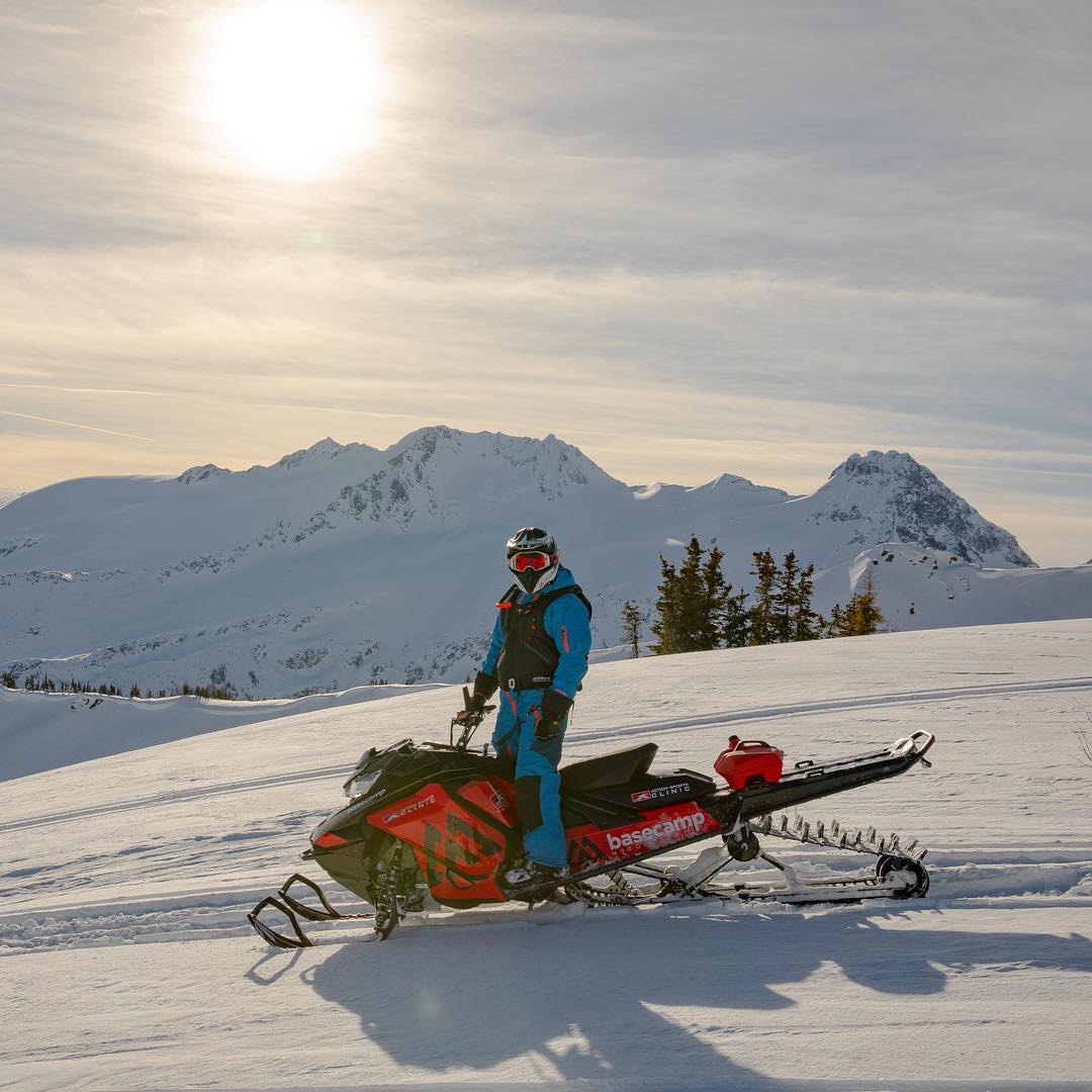 Action Sports Clinic athlete in the mountains